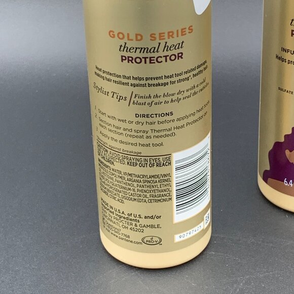 Pantene Gold Series Thermal Heat Protector Spray 6.4 Fl Oz Pack Of 2 - Picture 2 of 3
